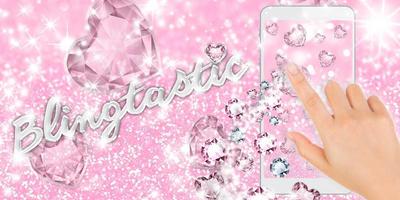 Pink Glitter Diamond Wallpaper screenshot 3