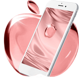 Rouge Apple Bubble Live Wallpaper icône