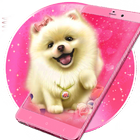 Cute Fluffy Puppy Live Wallpaper icon