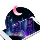Foreign neon City Live wallpaper icon