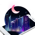 Foreign neon City Live wallpaper