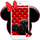 Cute Red Mice Live wallpaper أيقونة