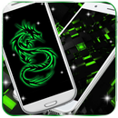 APK Neon Green Dragon Live Wallpaper