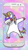 Silvery Unicorn Live Wallpaper Affiche