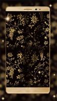 Gleaming gold Leaves Live Wallpaper 스크린샷 1