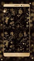 Gleaming gold Leaves Live Wallpaper captura de pantalla 1