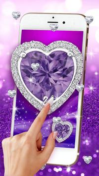 Download Plum Diamond Heart Live Wallpaper Apk For Android