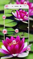 Lotus Flower Bubble Live Wallpaper capture d'écran 1