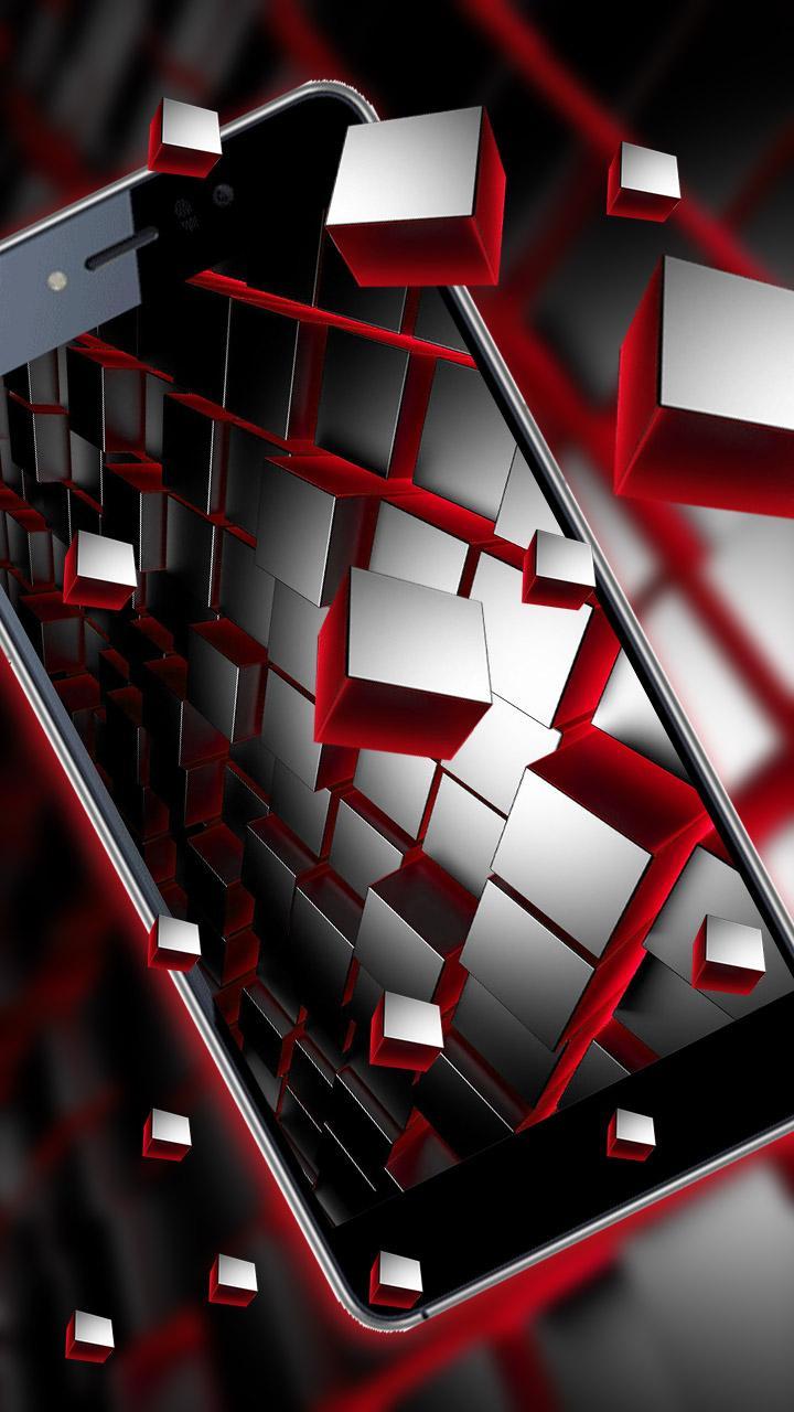 Matte Black Cubes Live Wallpaper For Android Apk Download