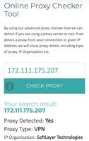 Proxy Checker / Detection screenshot 1