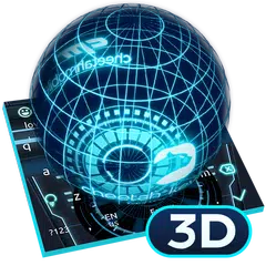 Скачать 3D Next Tech клавиатура APK