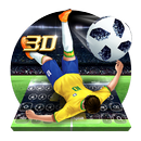 3D Brazilië voetbaltoetsenbord-APK