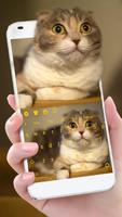 3D Live chubby Cute Kitty Keyboard syot layar 1