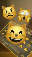 3D Live chubby Cute Kitty Keyboard capture d'écran 2