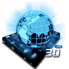 Icona 3D Live Hologram Earth Keyboard