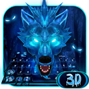 3D Horror Wolf  keyboard theme APK