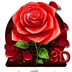 3D Love Rose Keyboard APK 下載