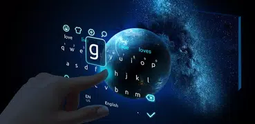Lively Parallax Earth Keyboard