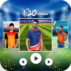 Cricket Photo Video Maker :IPL icône