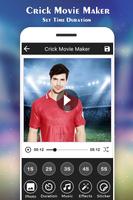 Cricket Photo Video Maker :IPL capture d'écran 1