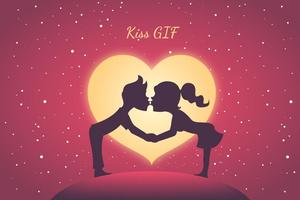 Kisses Gifs Collection 2017 Affiche
