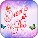 Name art on pic : Stylish Name aplikacja