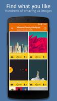 Material Design Wallpapers 4K Affiche