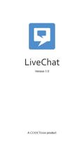 LiveChat الملصق
