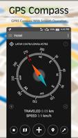 Digital Compass - Live Navigation,GPS Directions plakat