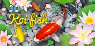 Live 3D Koi Fish Keyboard Theme