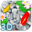 Тема клавиатуры "Живые 3D-золотые рыбки"