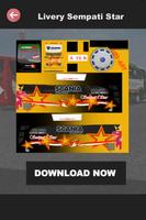 Livery BUSSID Sempati Star HD Simulator اسکرین شاٹ 1