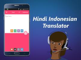Hindi Indonesian Translator Affiche