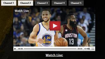 Free NBA Live Stream HD Video Affiche