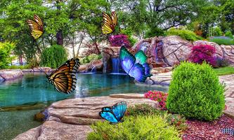 3D Butterfly Live Wallpaper plakat