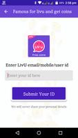 Livu coins & Likes - famous for livu and get coins 스크린샷 1