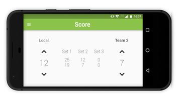 Volleyball Score imagem de tela 2