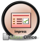 06 LibreOffice Impress أيقونة