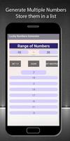Lucky Numbers Generator syot layar 1