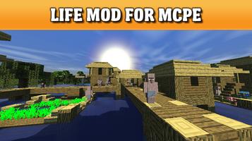 Life mod for MCPE Affiche