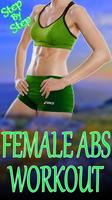 Girls Step By Step ABS Workout Affiche