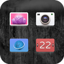 Light Micro Rectangle Icon Pack Flat Realism APK