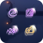 Lightstyle Flash Neon Crystal Texture Icon Pack アイコン