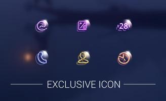 Lightstyle Flash Neon Crystal Texture Icon Pack اسکرین شاٹ 2