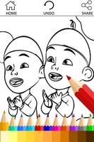 Learn to Drawing Upin for Ipin Fans ポスター