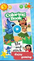 Lilo and Stitsh Coloring poster