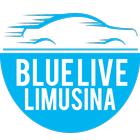 Blue Live Limusina Zeichen