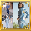 Women Blue Jeans Photo Montage