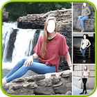 Women Jeans Photo Montage biểu tượng