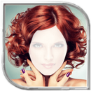 Women Curly Hair Style Photo Montage APK